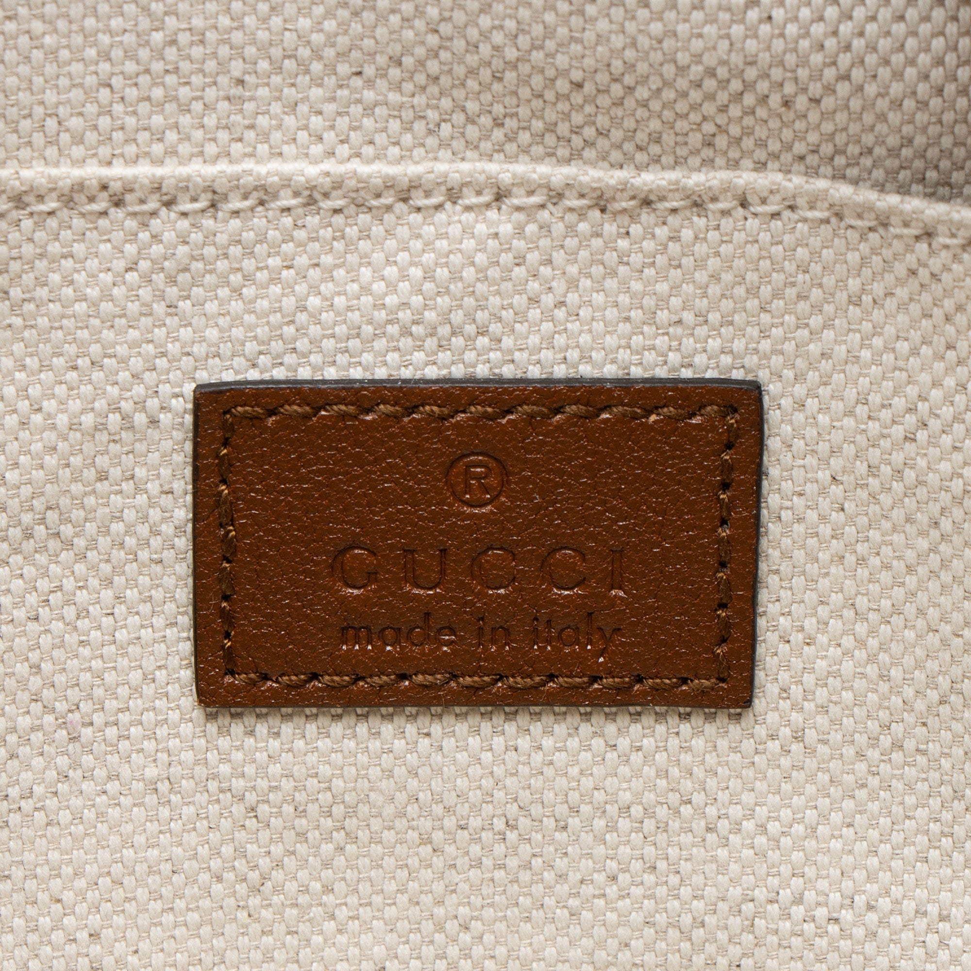 Gucci Diagonal Stitched Calfskin Blondie Camera Bag