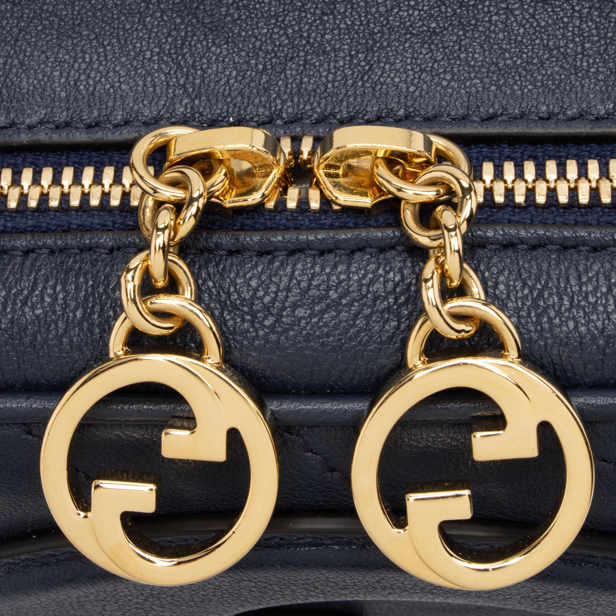 Gucci Diagonal Stitched Calfskin Blondie Top Handle (SHF-XClOQA)
