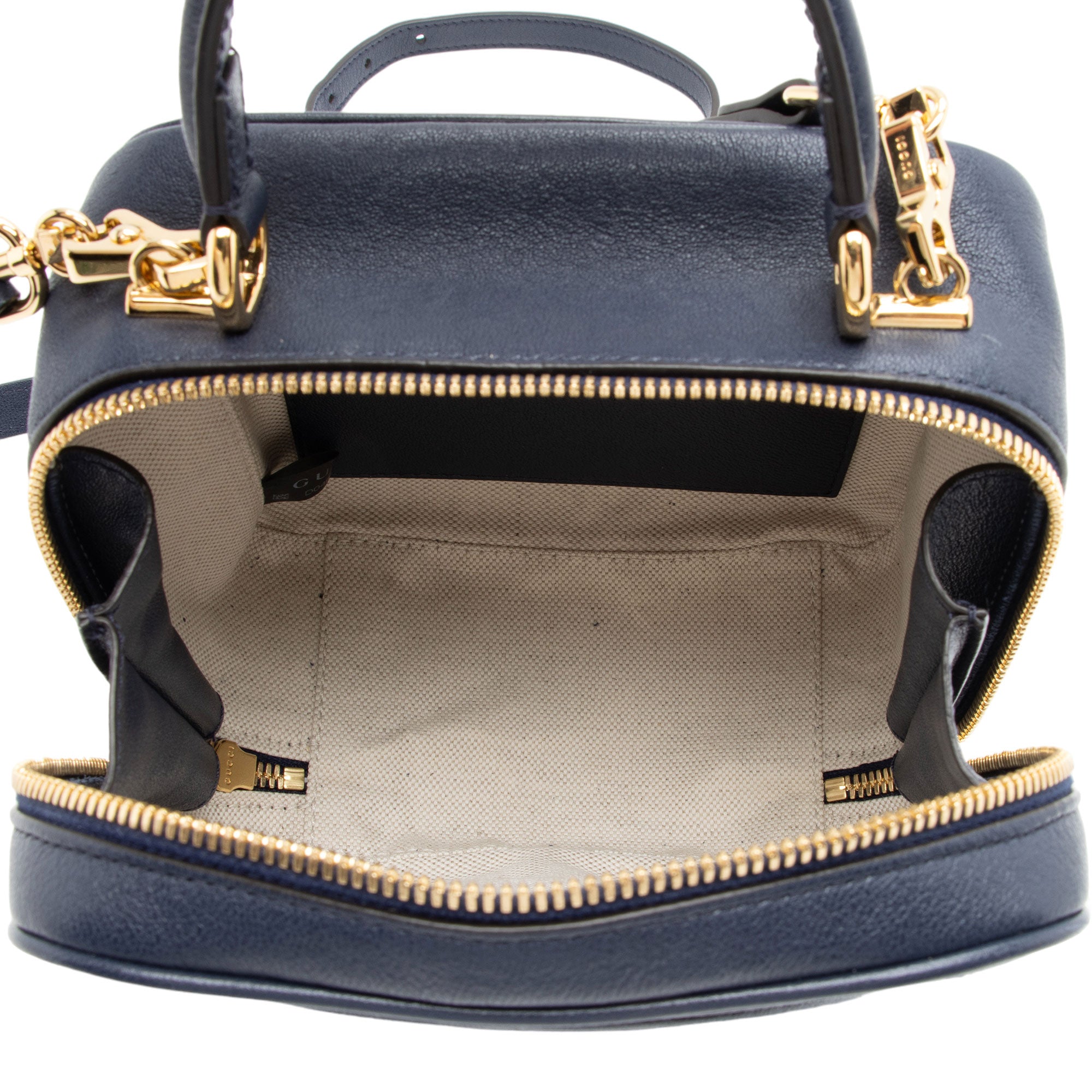 Gucci Diagonal Stitched Calfskin Blondie Top Handle (SHF-XClOQA)