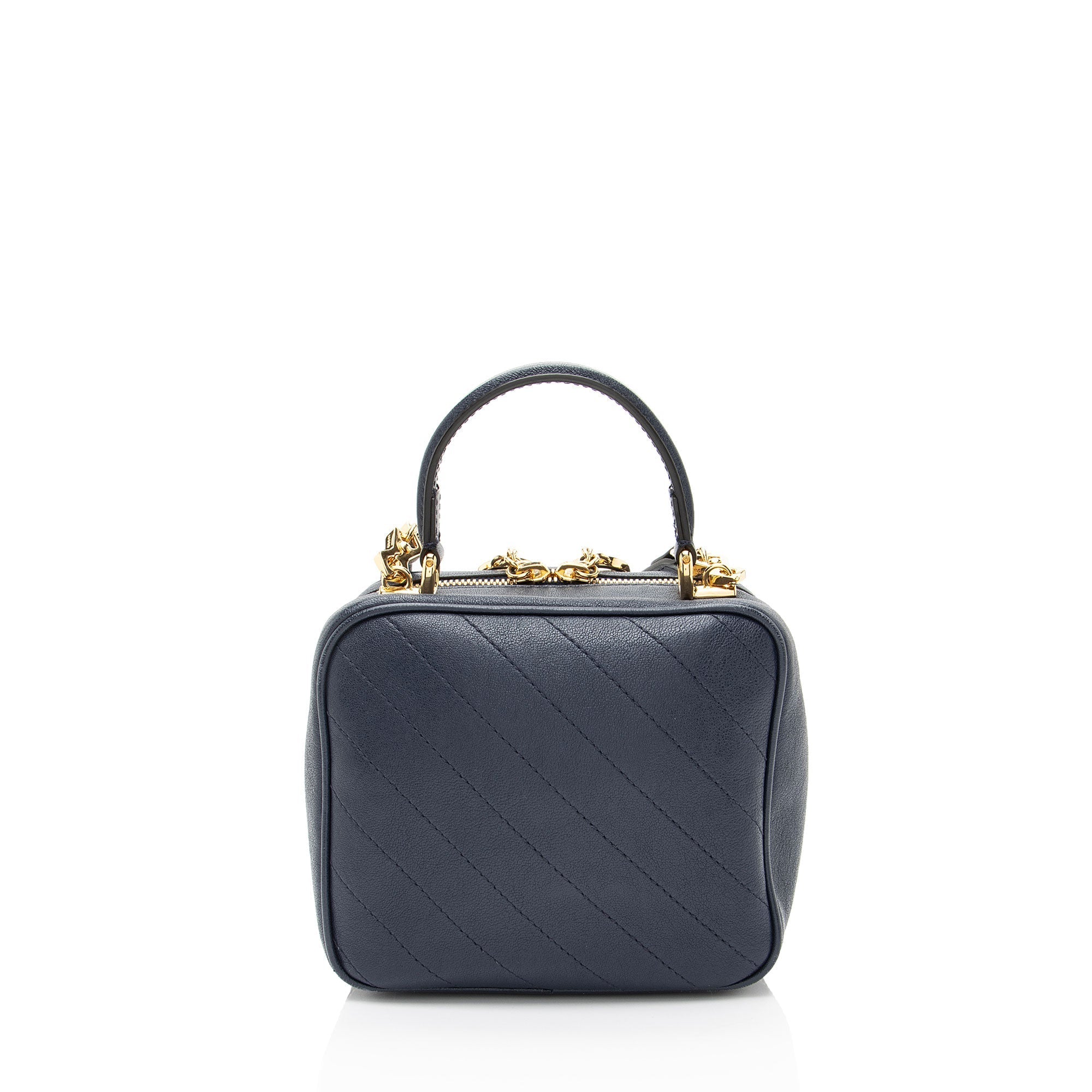 Gucci Diagonal Stitched Calfskin Blondie Top Handle