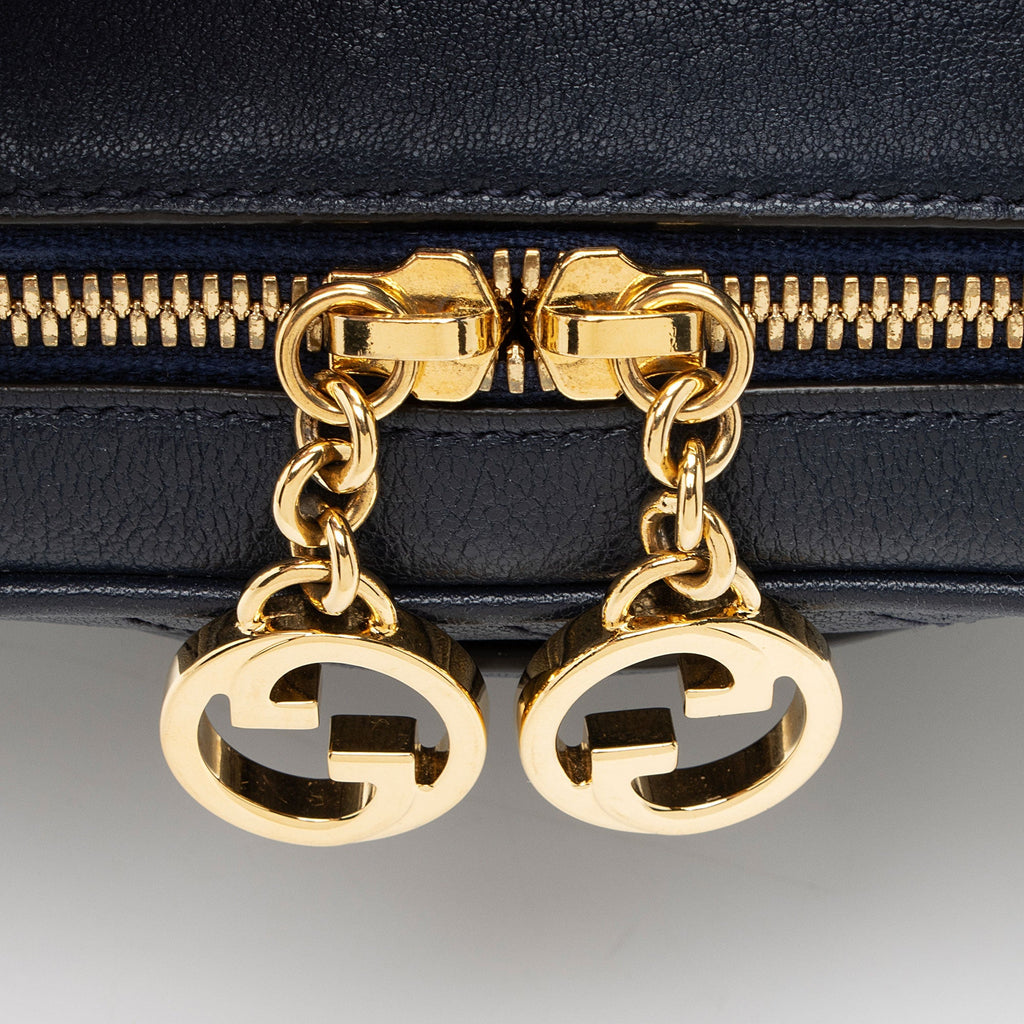 Gucci Diagonal Stitched Calfskin Blondie Top Handle
