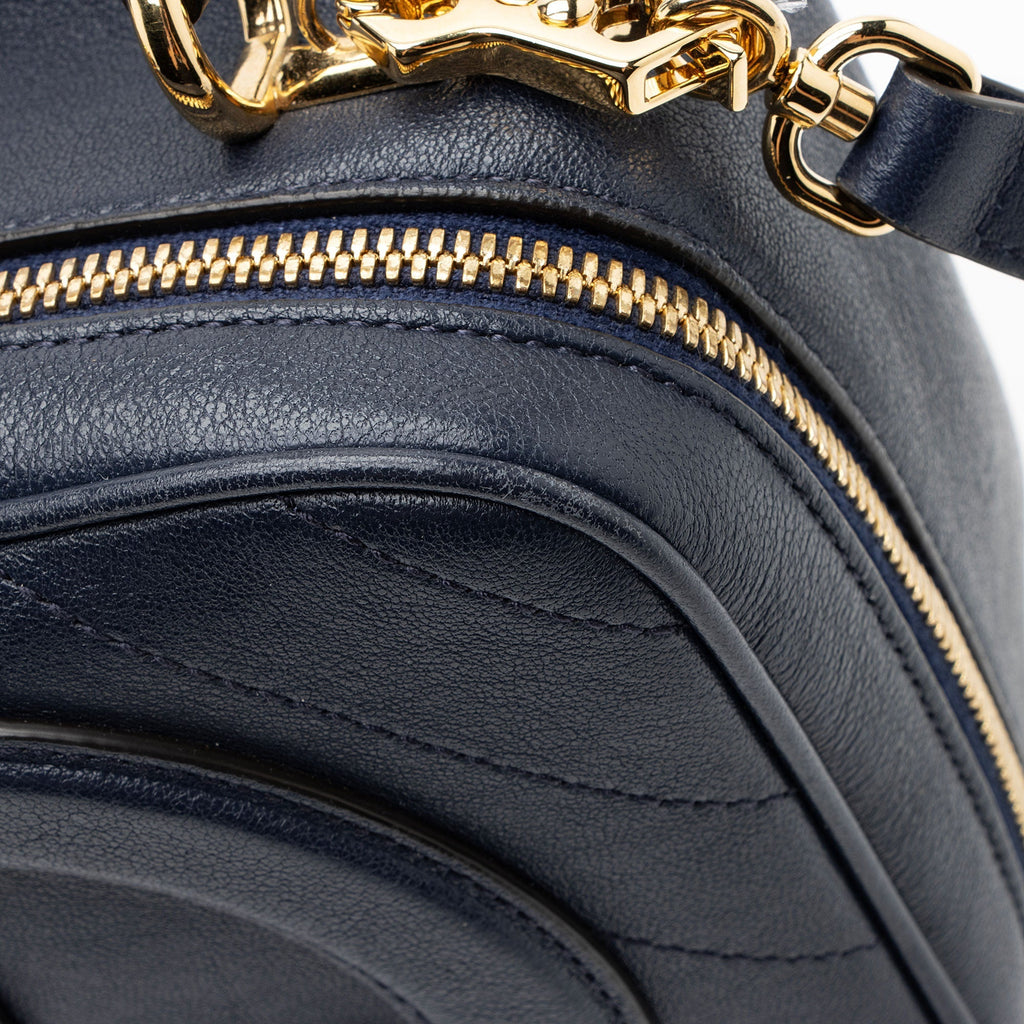 Gucci Diagonal Stitched Calfskin Blondie Top Handle