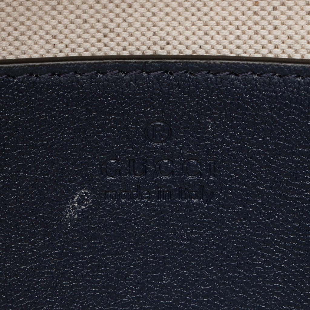 Gucci Diagonal Stitched Calfskin Blondie Top Handle