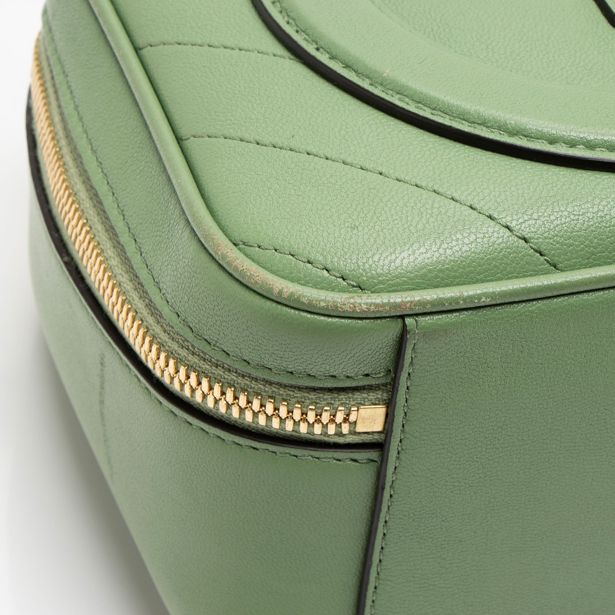 Gucci Diagonal Stitched Calfskin Blondie Top Handle