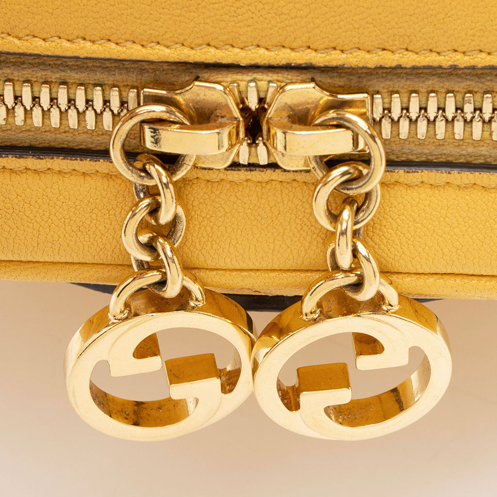 Gucci Diagonal Stitched Calfskin Blondie Top Handle