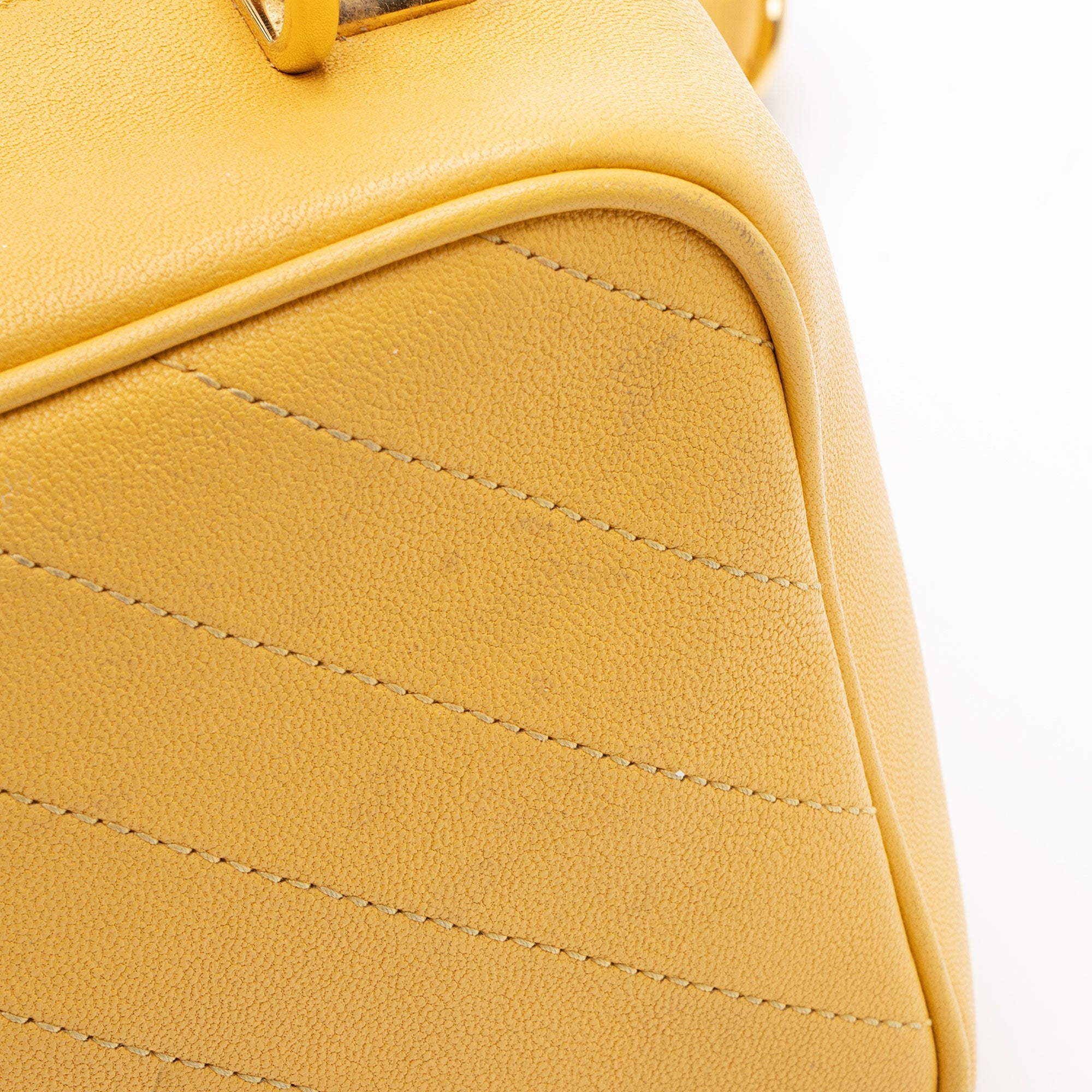 Gucci Diagonal Stitched Calfskin Blondie Top Handle