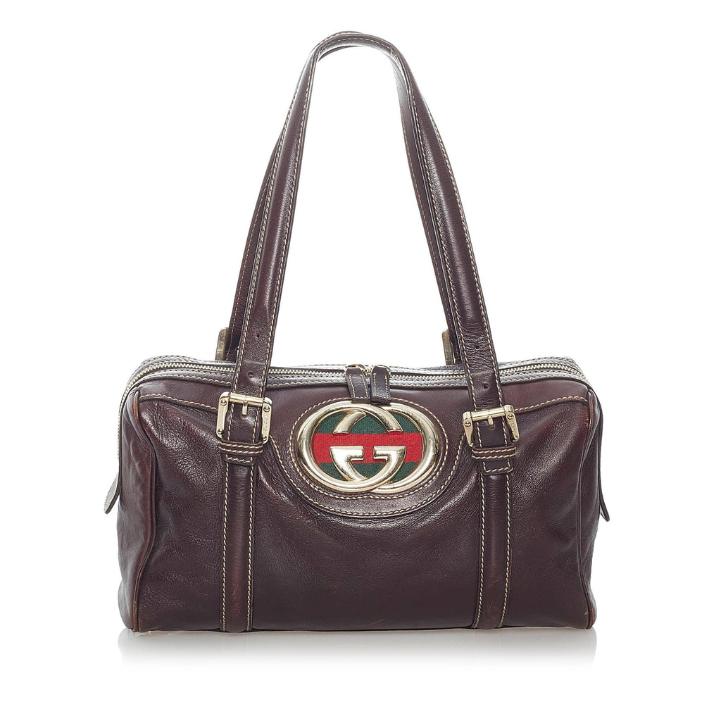 Gucci Dialux Britt Boston Bag (SHG-31068)