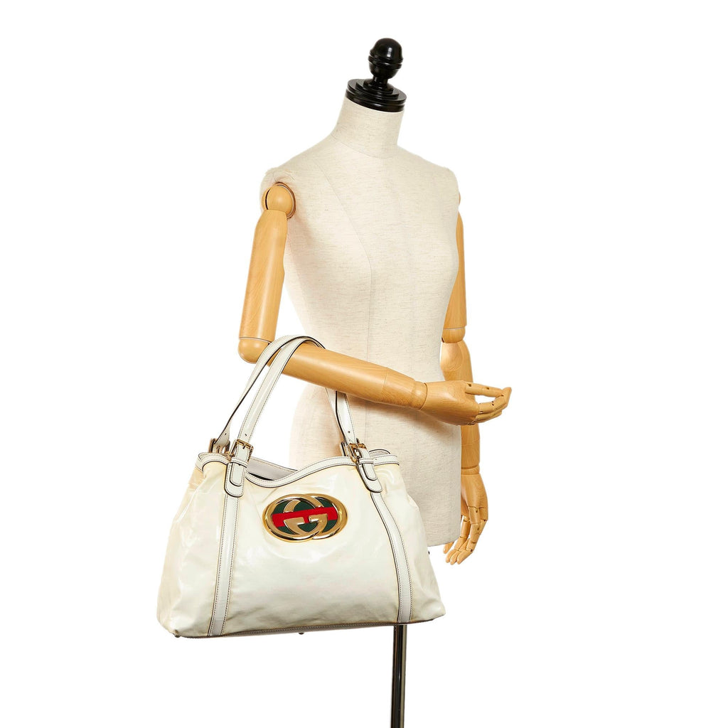 Gucci Dialux Britt Tote Bag (SHG-30801)