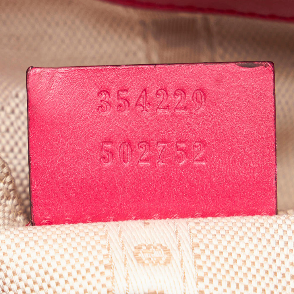 Gucci Diamante Bright Leather Bucket Bag (SHG-29104)