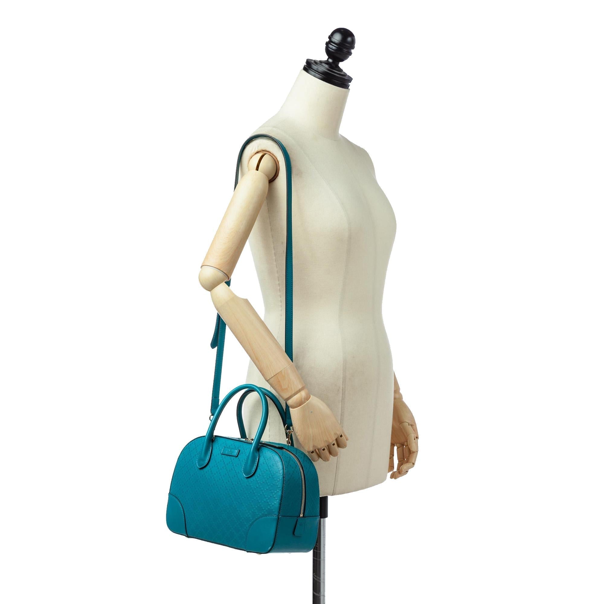 Gucci Diamante Bright Leather Satchel (SHG-32363)