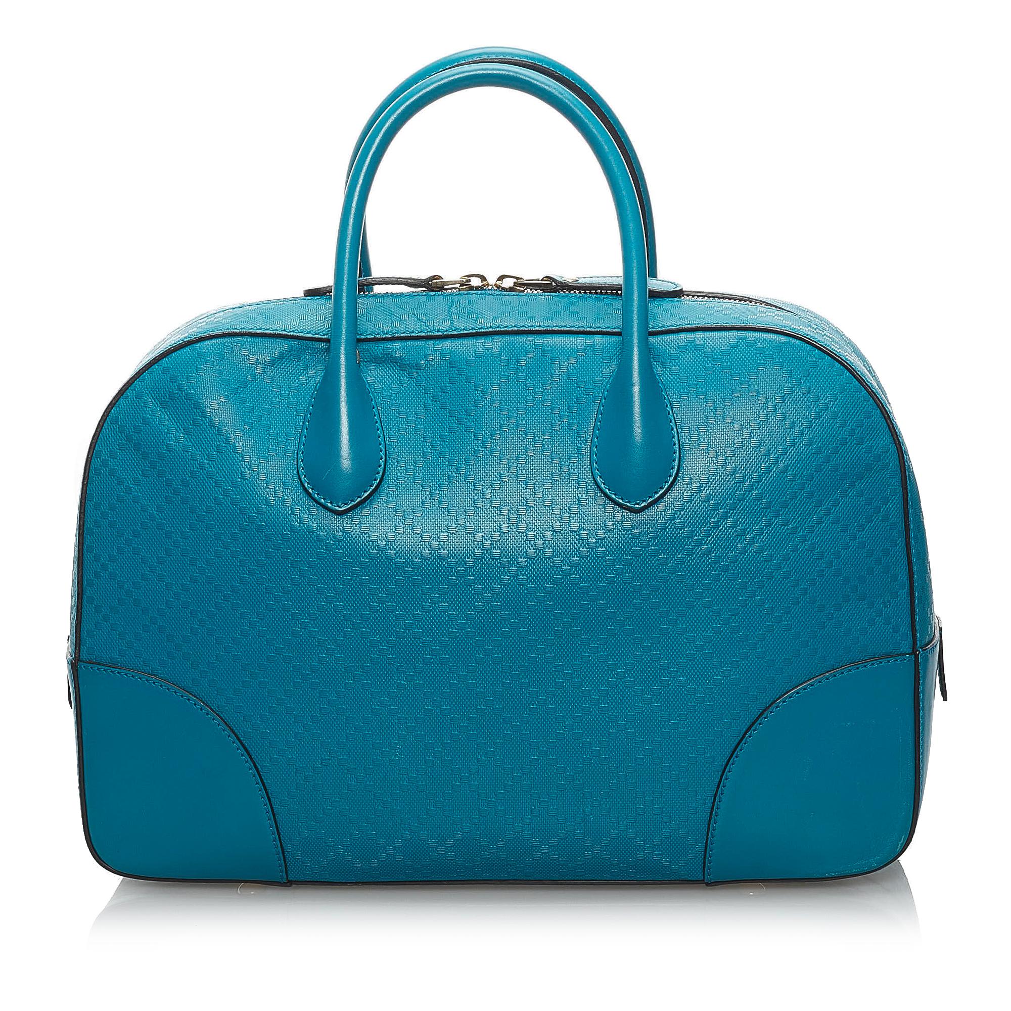 Gucci Diamante Bright Leather Satchel (SHG-34238)