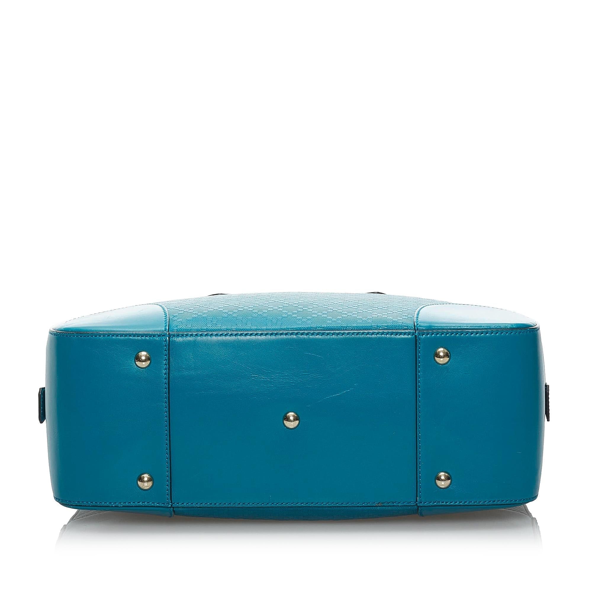 Gucci Diamante Bright Leather Satchel (SHG-34238)