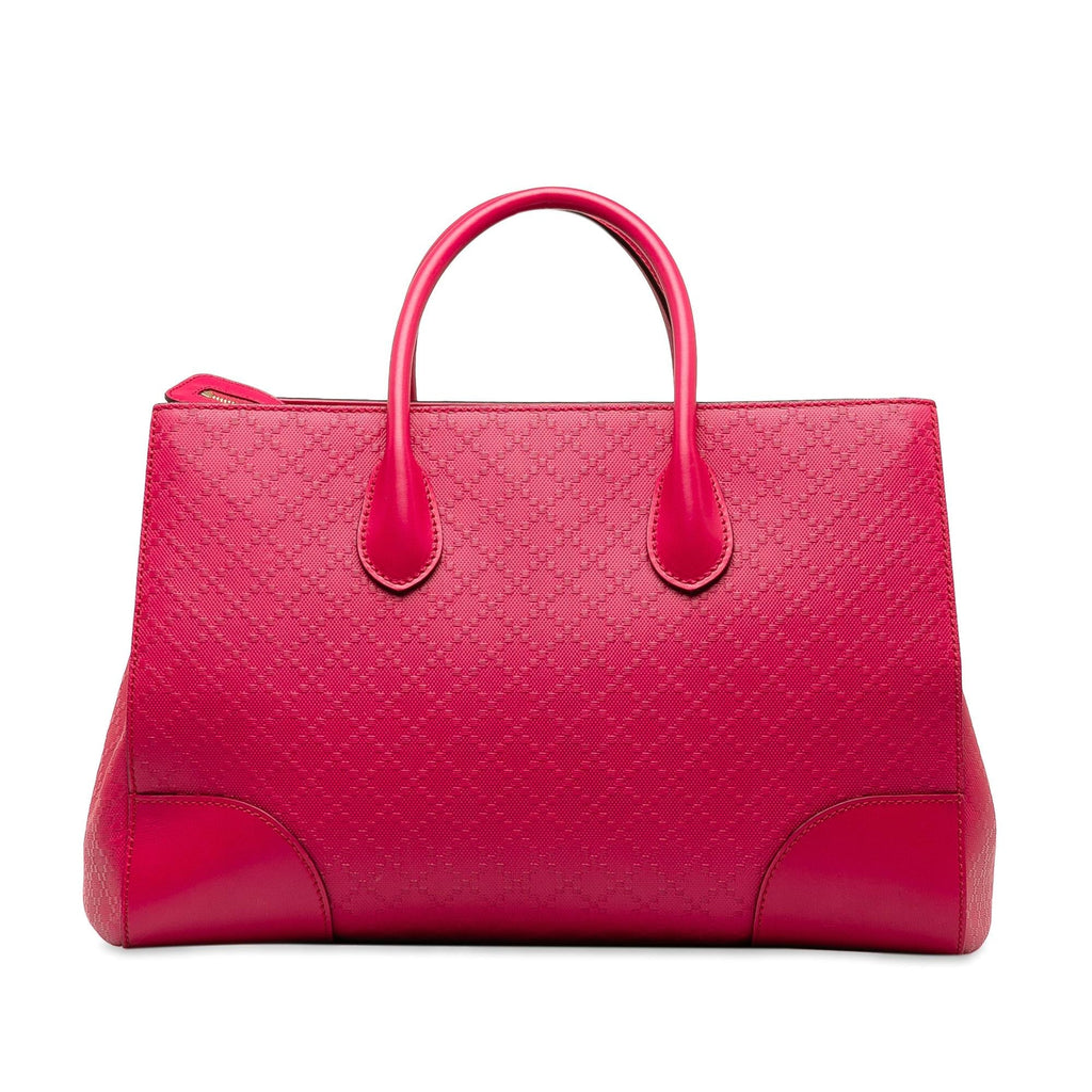 Gucci Diamante Bright Leather Satchel (SHG-pDINjv)