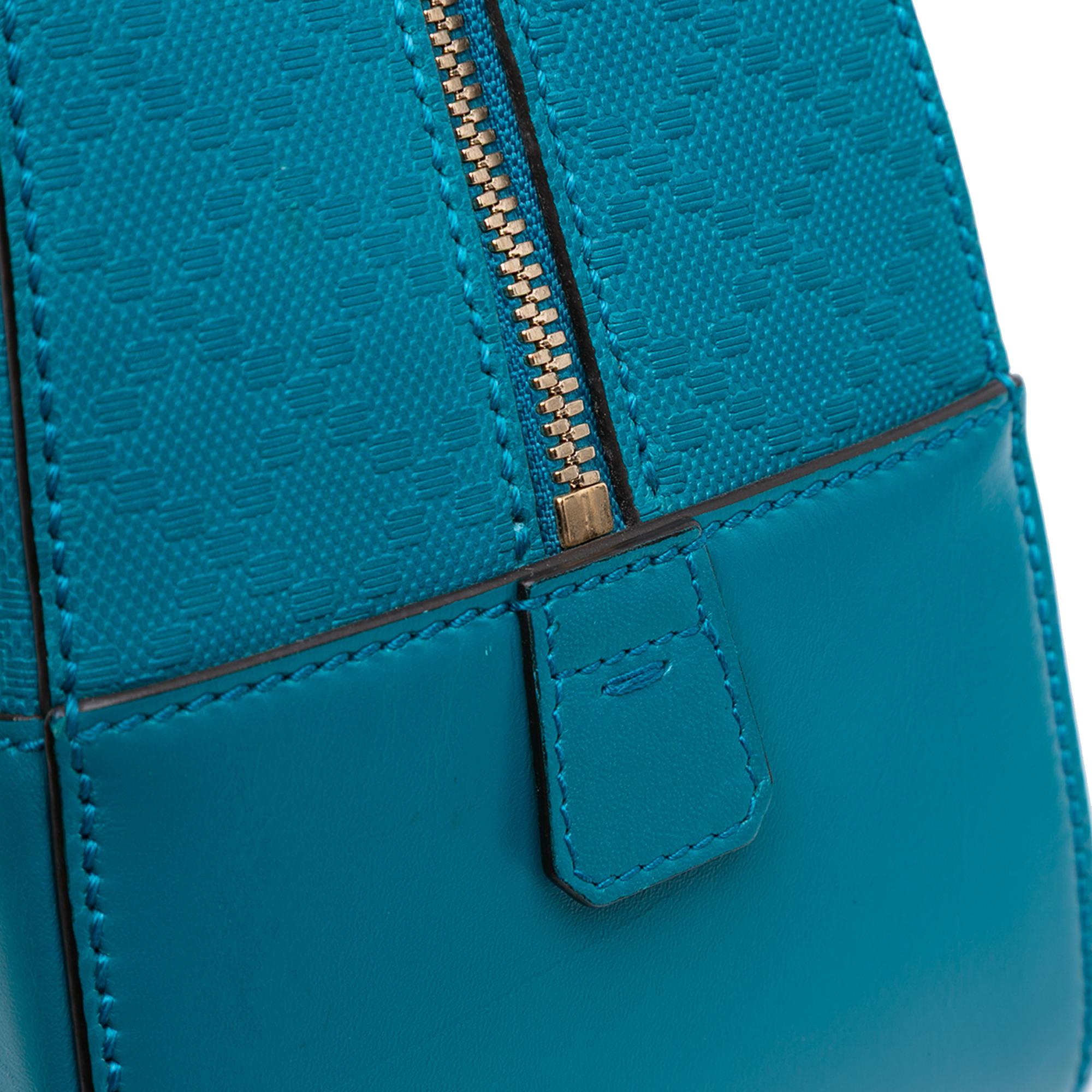 Gucci Diamante Bright Leather Satchel