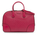 Gucci Diamante Bright Leather Satchel