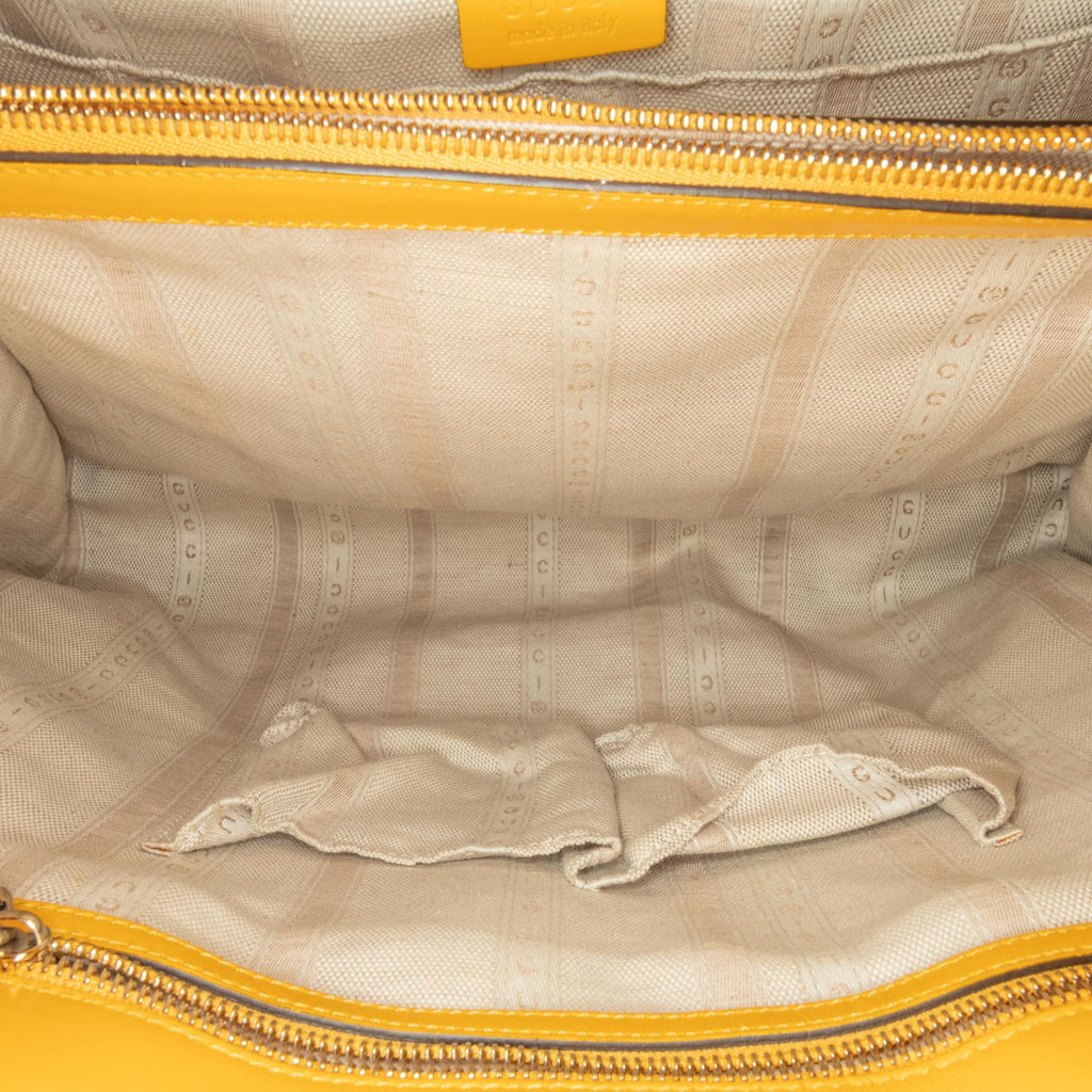 Gucci Diamante Bright Leather Tote (SHG-26jETG)