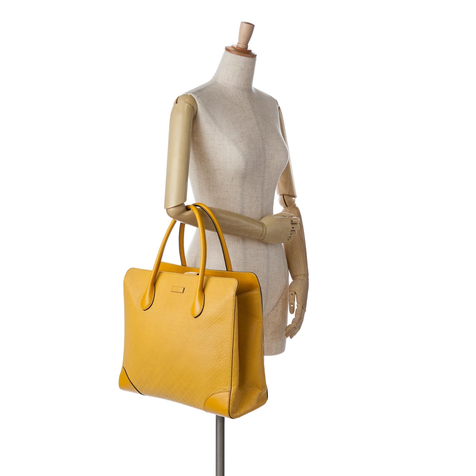 Gucci Diamante Bright Leather Tote (SHG-26jETG)