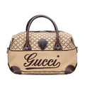 Gucci Diamante Canvas Crest Boston