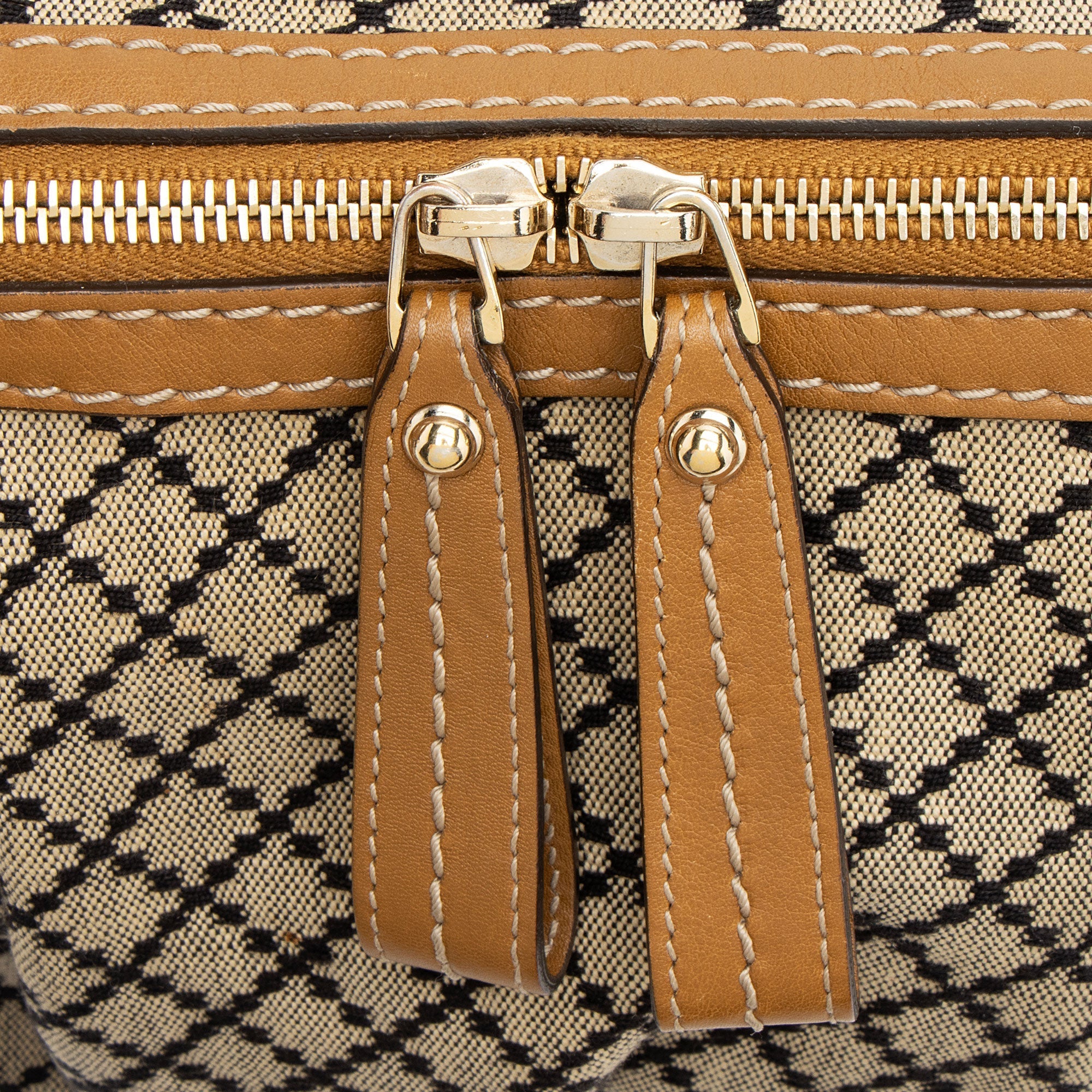 Gucci Diamante Canvas Sukey Medium Satchel