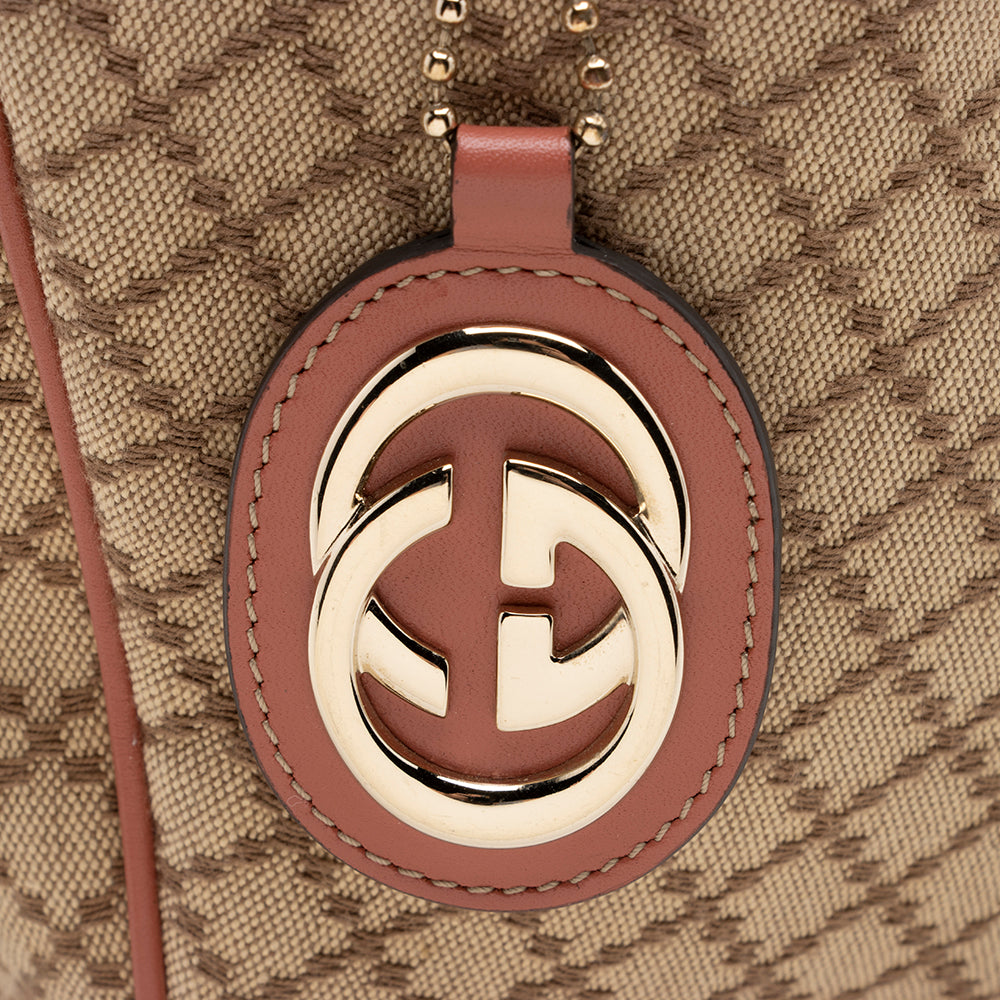 Gucci Diamante Canvas Sukey Medium Tote (SHF-16644)