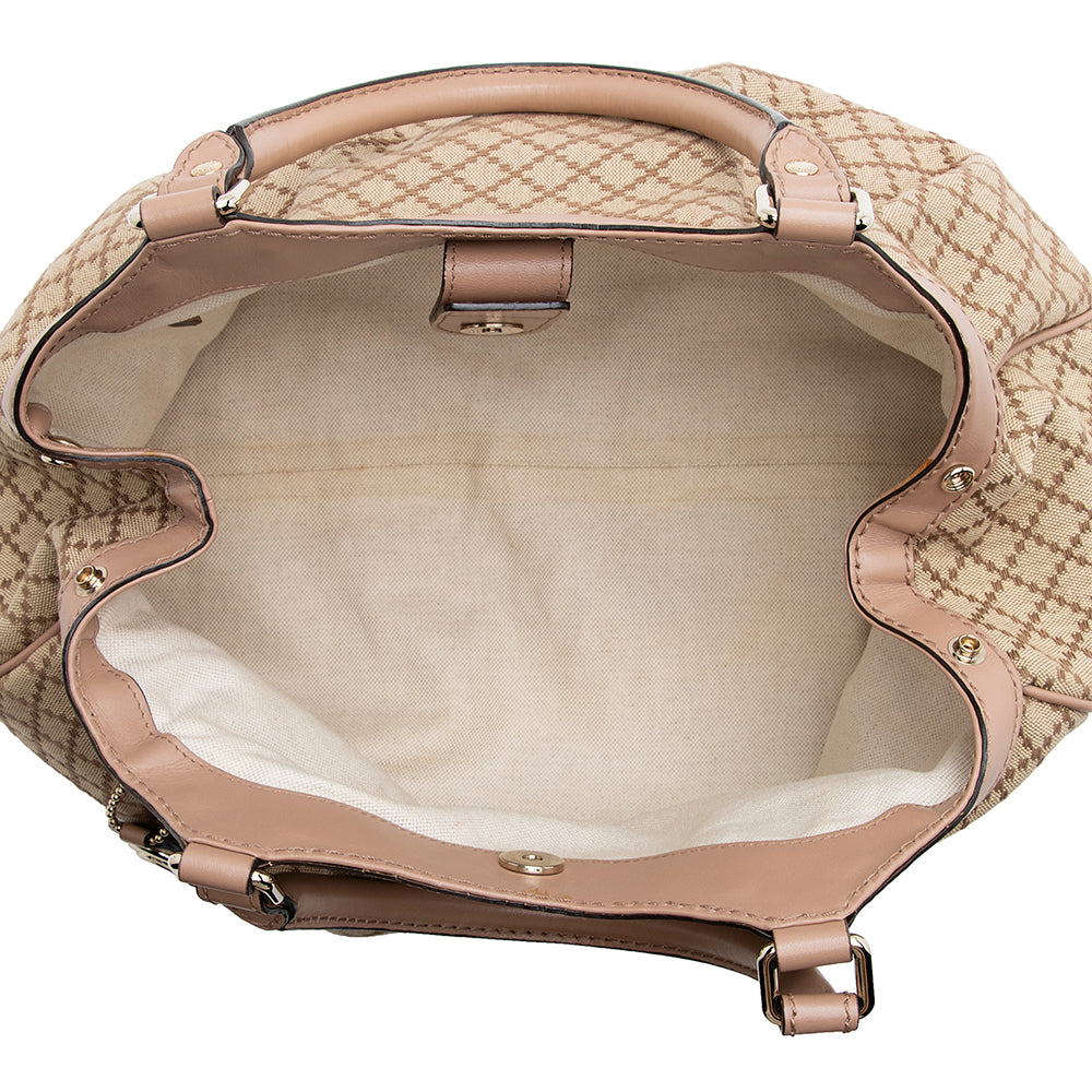 Gucci Diamante Canvas Sukey Medium Tote (SHF-21645)