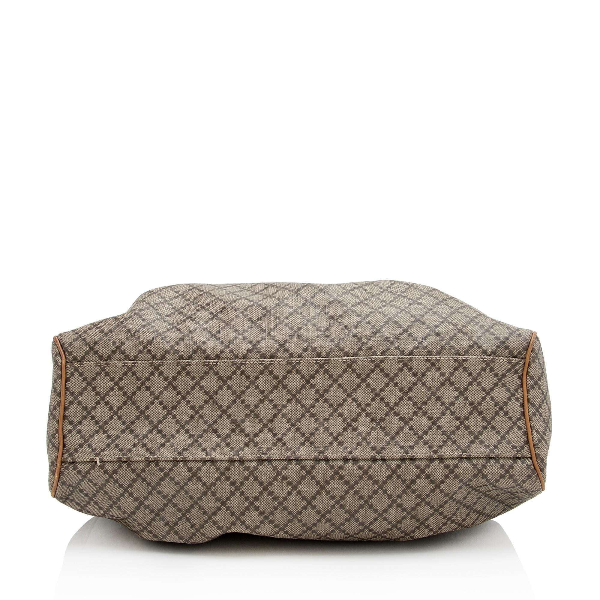 Gucci Diamante Canvas Sukey Medium Tote