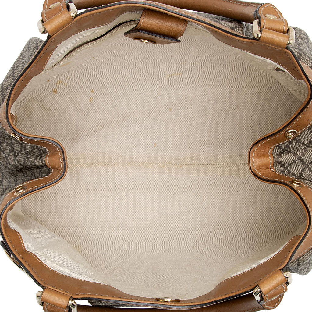 Gucci Diamante Canvas Sukey Medium Tote