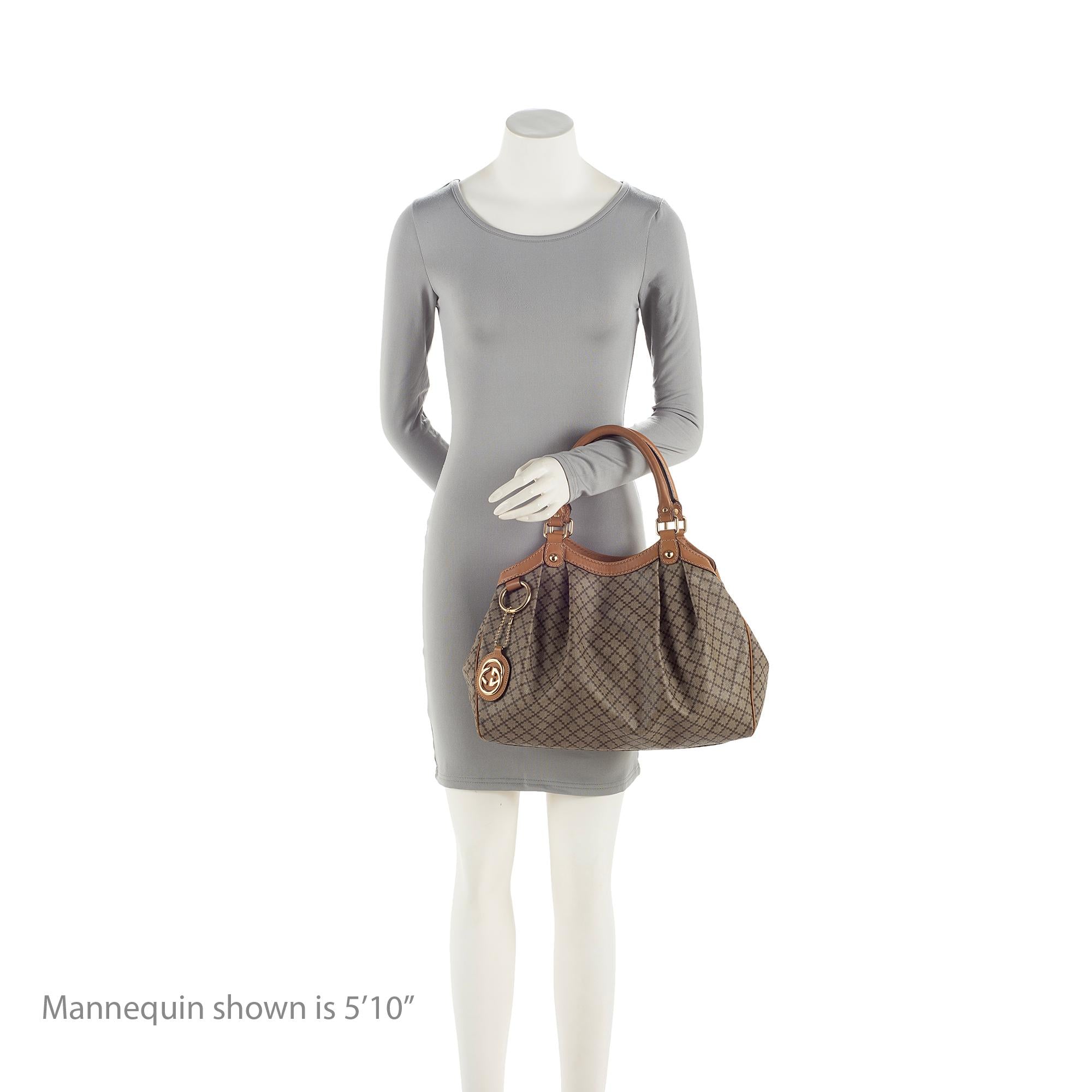Gucci Diamante Canvas Sukey Medium Tote