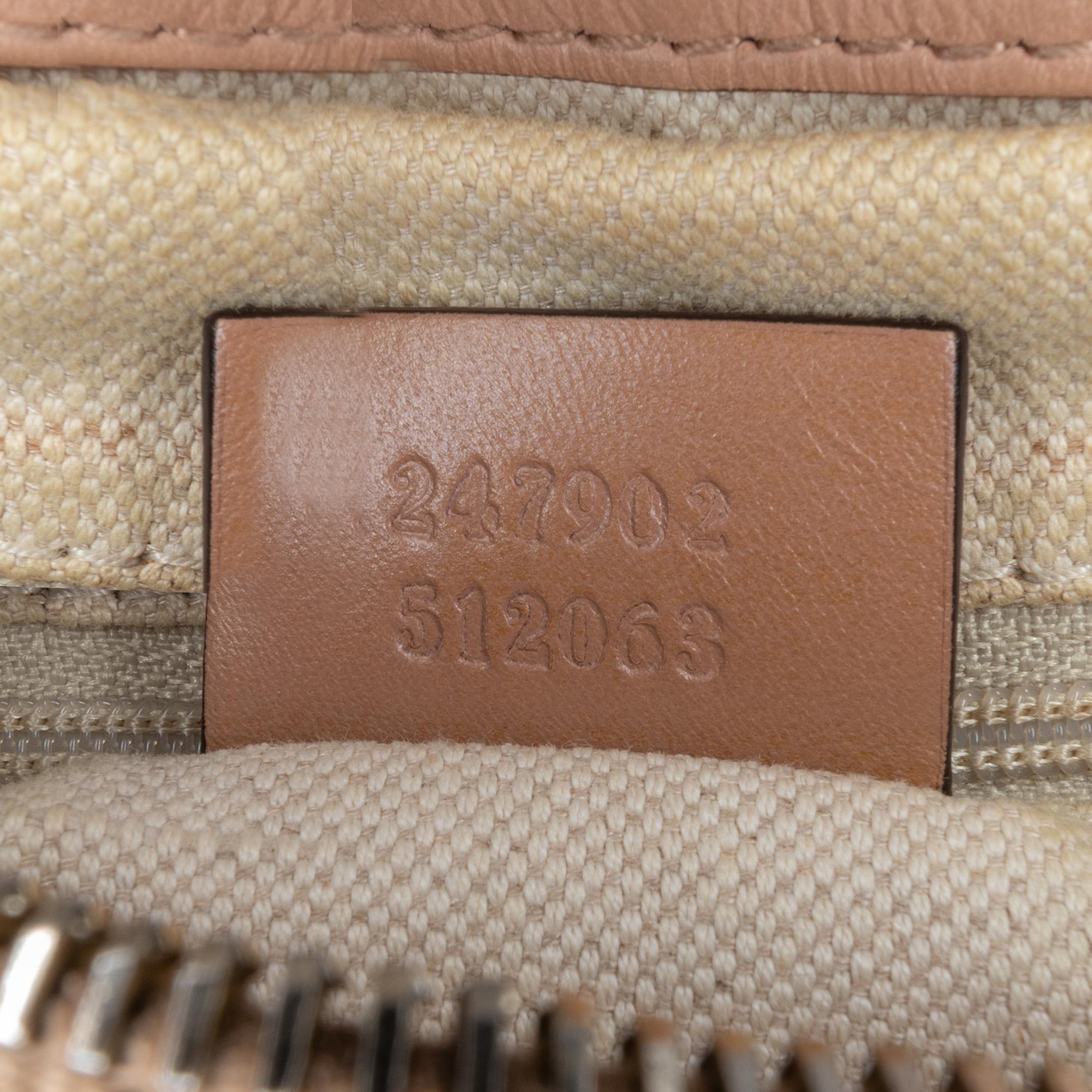 Gucci Diamante Canvas Sukey Satchel