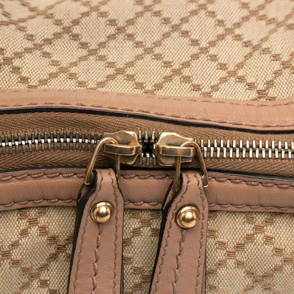 Gucci Diamante Canvas Sukey Satchel