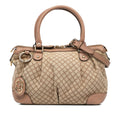 Gucci Diamante Canvas Sukey Satchel