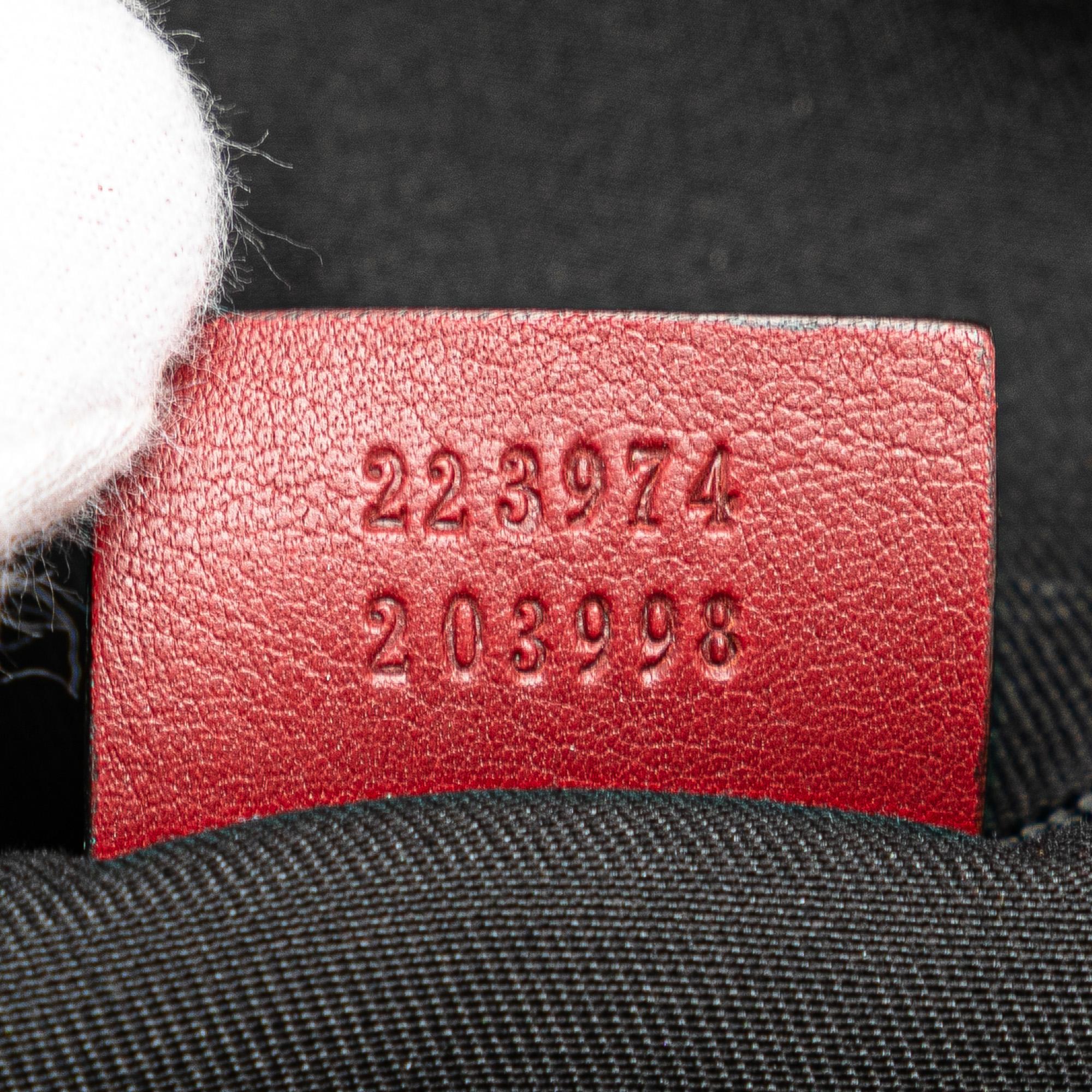 Gucci Diamante Canvas Sukey Satchel