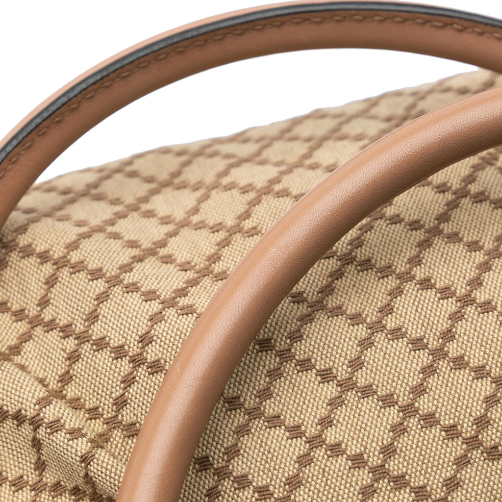Gucci Diamante Canvas Sukey Satchel
