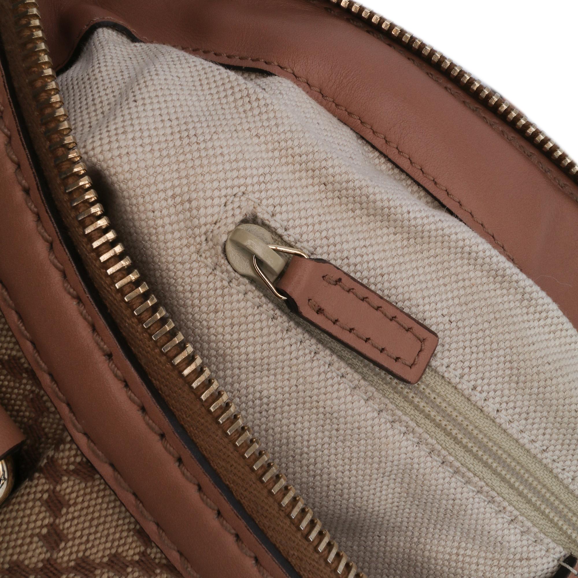 Gucci Diamante Canvas Sukey Satchel