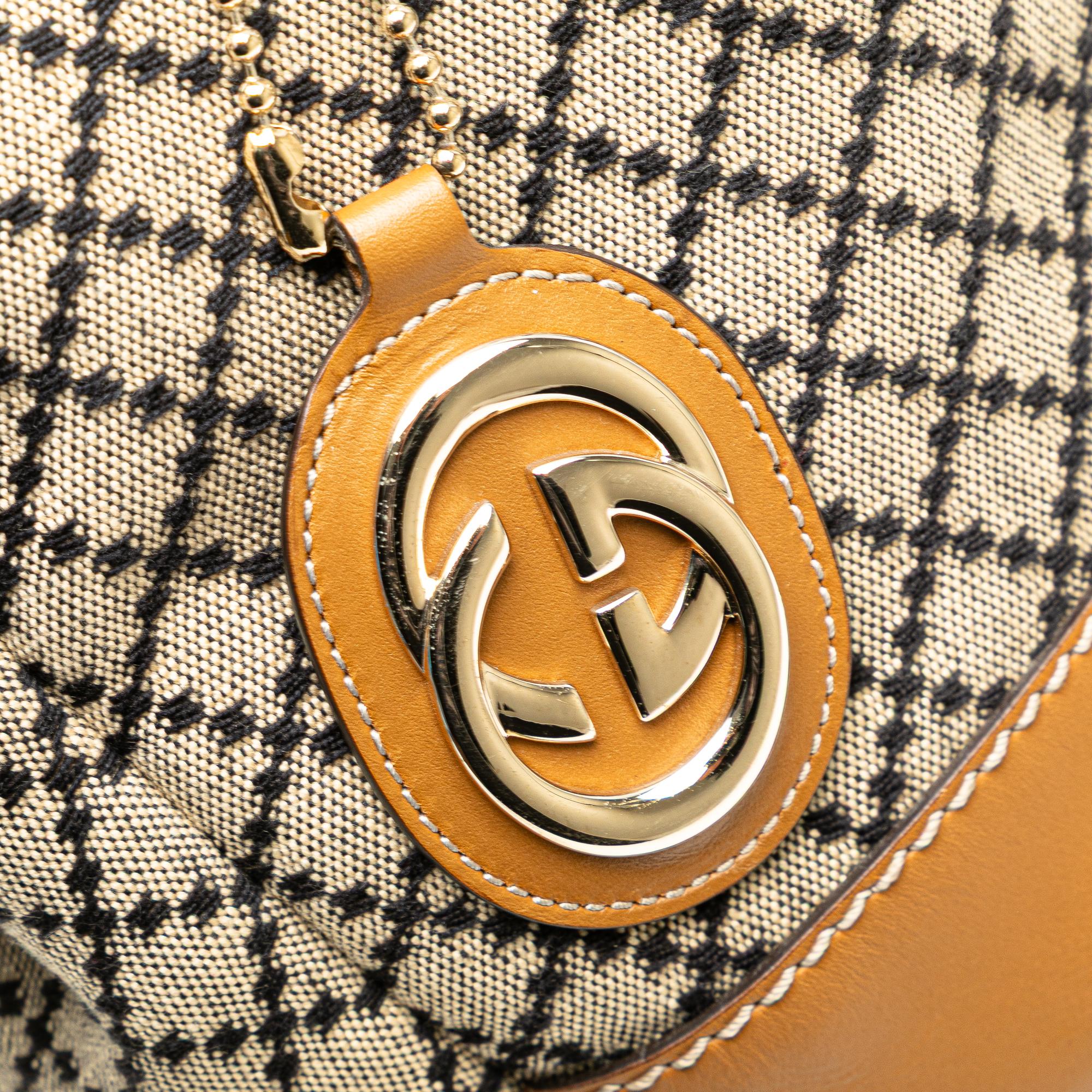 Gucci Diamante Canvas Sukey Satchel