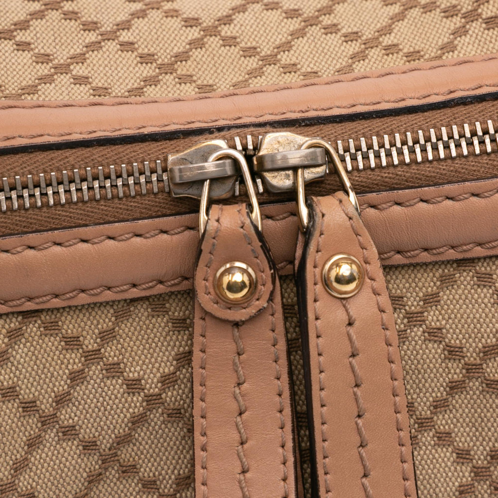 Gucci Diamante Canvas Sukey Satchel