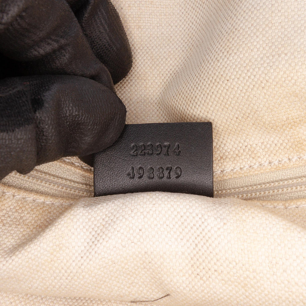 Gucci Diamante Canvas Sukey Satchel
