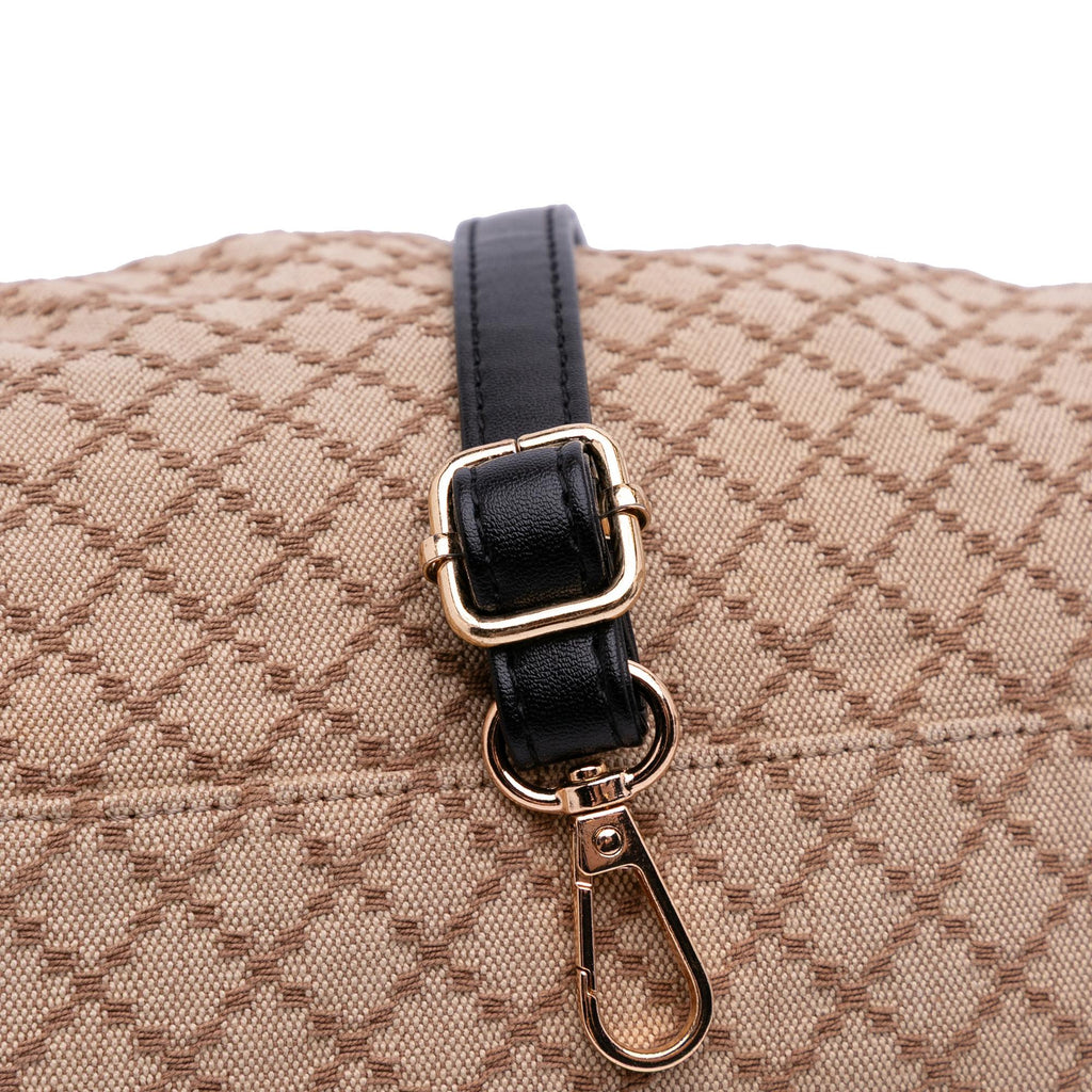 Gucci Diamante Canvas Sukey Satchel