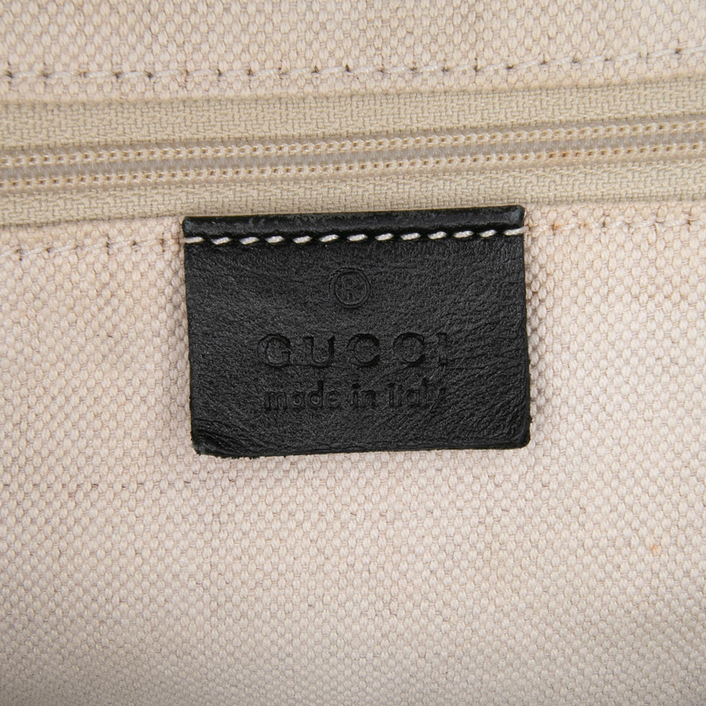 Gucci Diamante Canvas Sukey Satchel