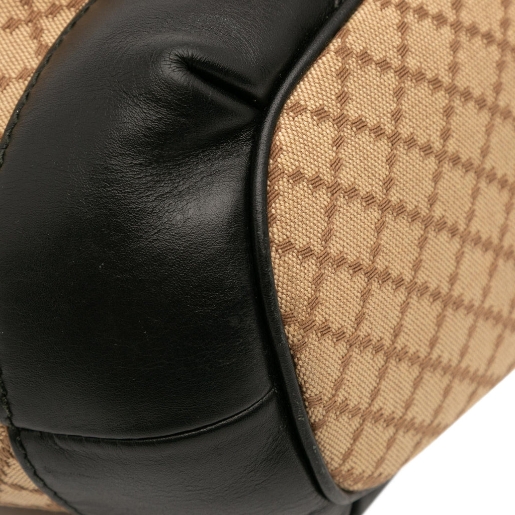 Gucci Diamante Canvas Sukey Satchel