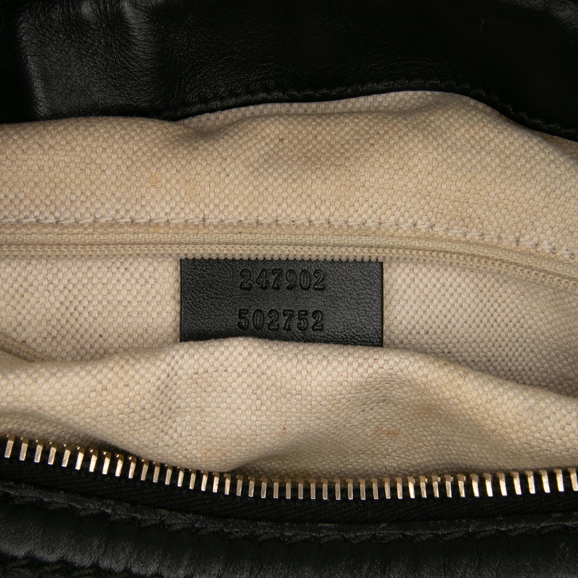 Gucci Diamante Canvas Sukey Satchel