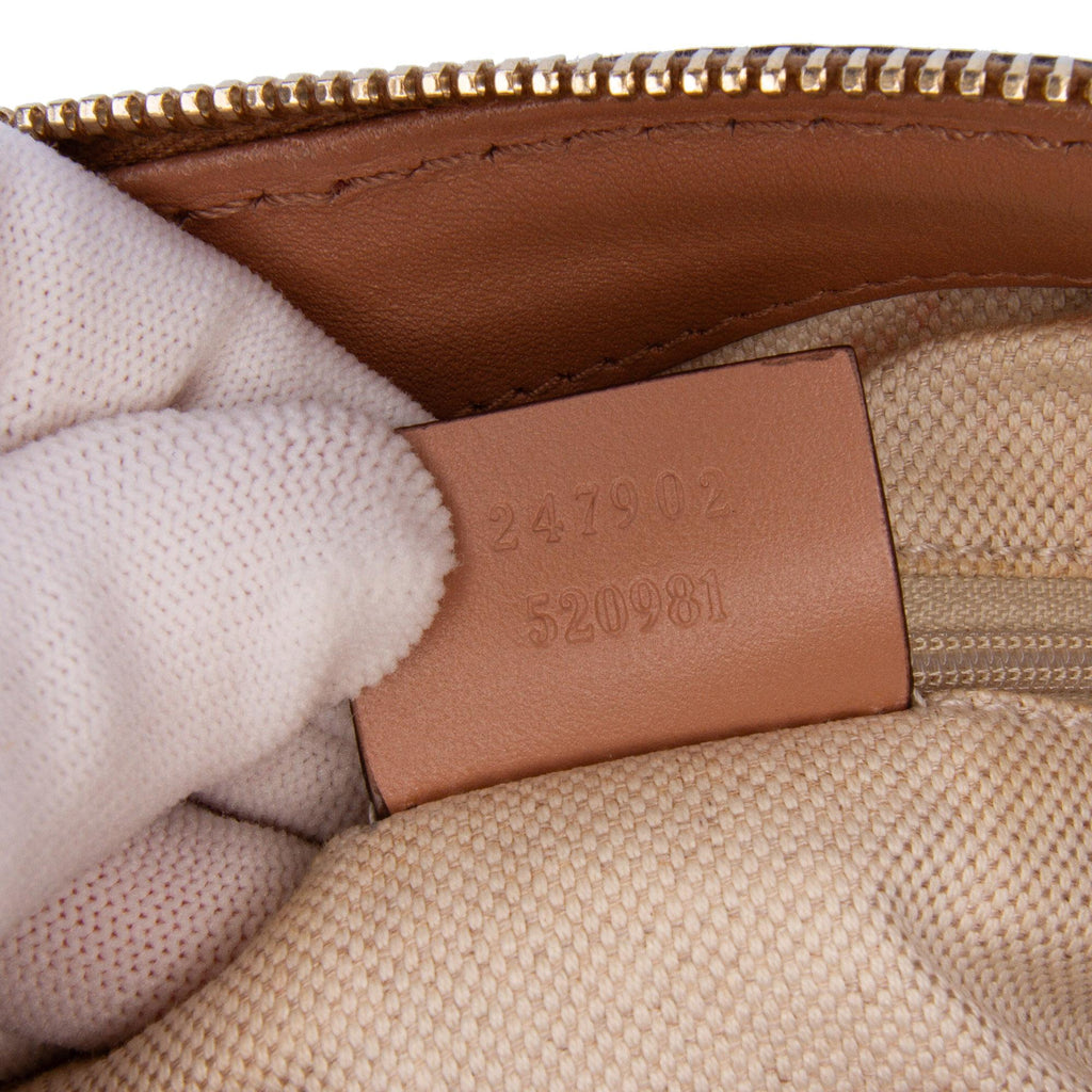 Gucci Diamante Canvas Sukey Satchel