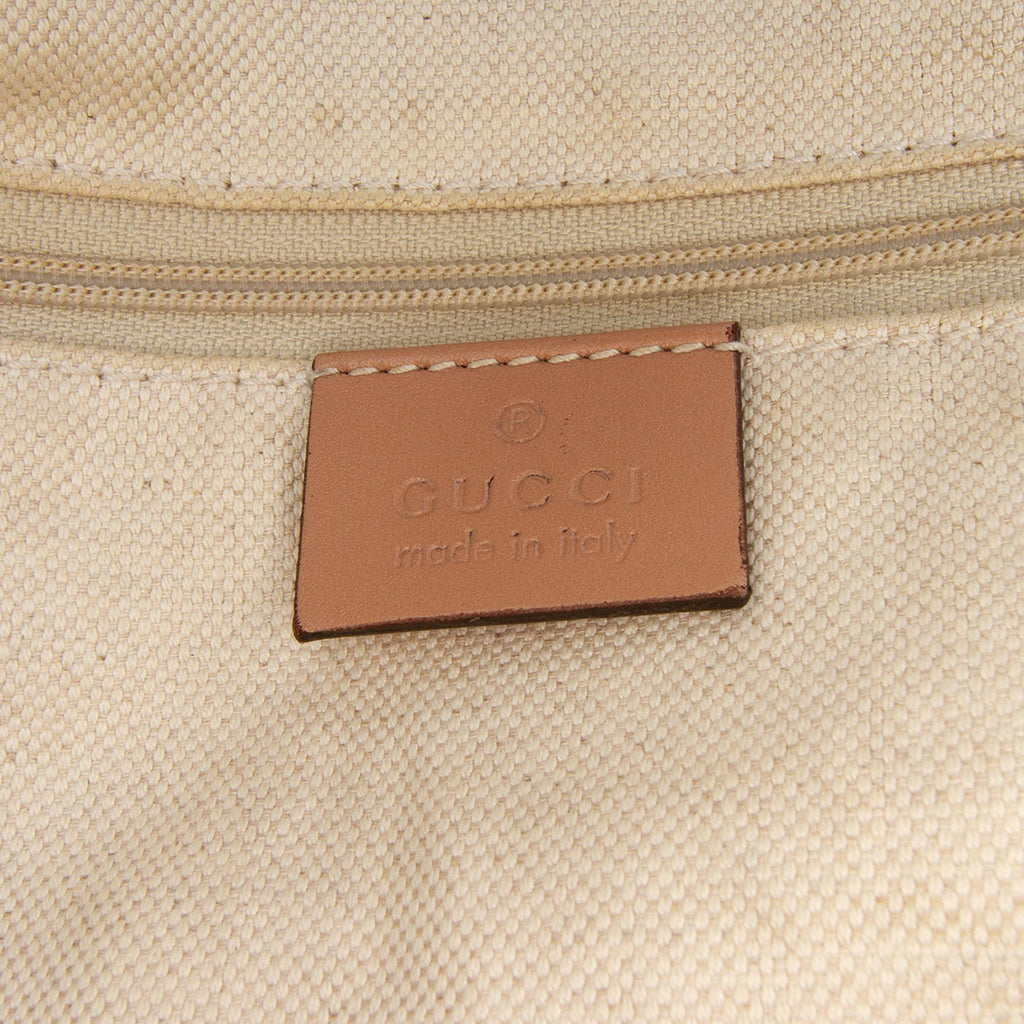 Gucci Diamante Canvas Sukey Satchel