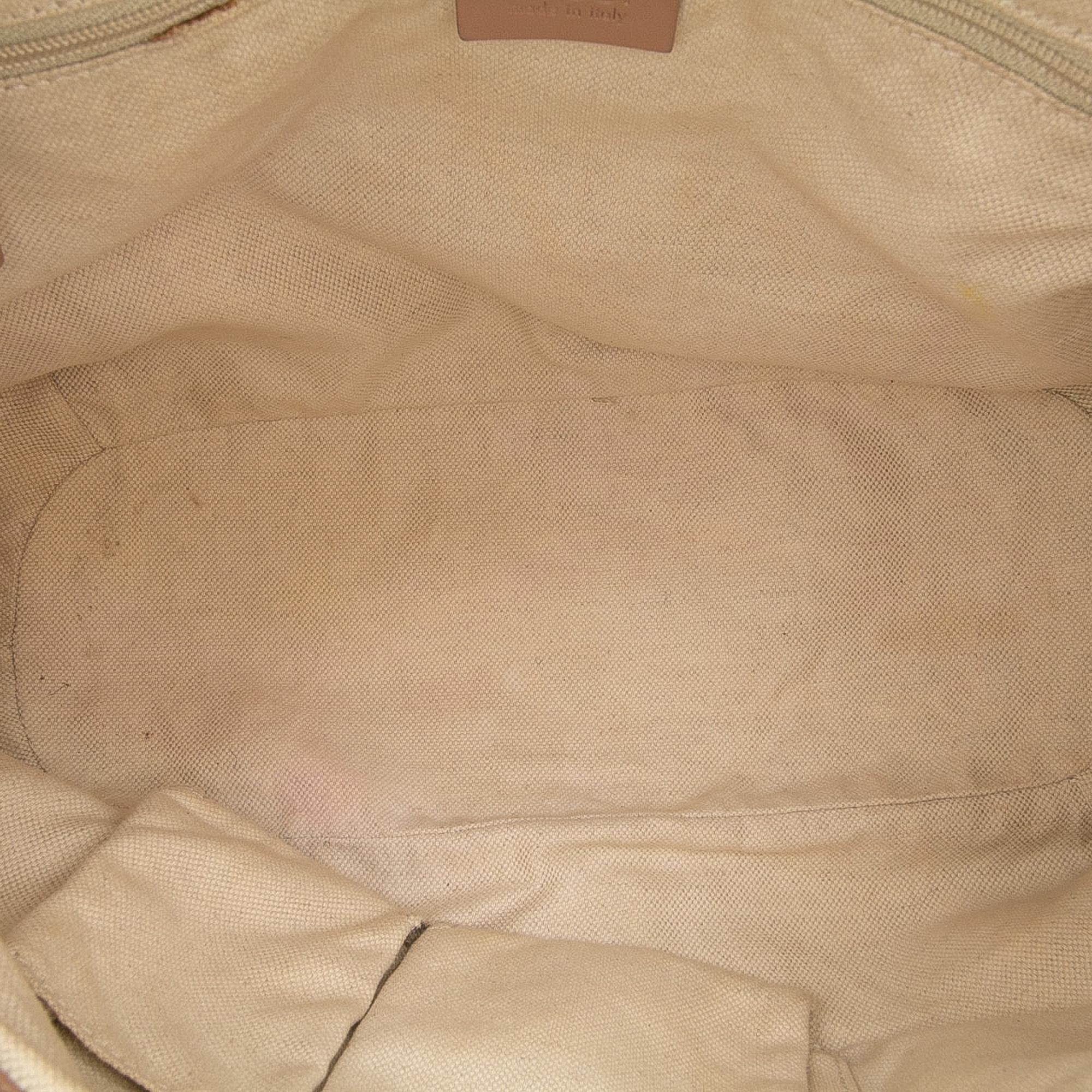 Gucci Diamante Canvas Sukey Satchel