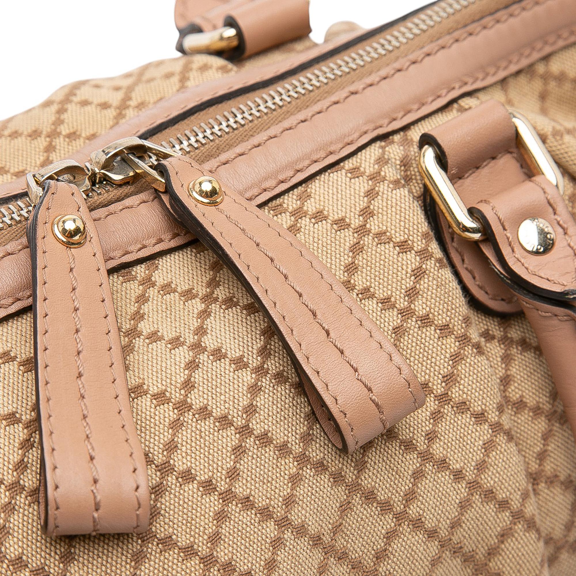 Gucci Diamante Canvas Sukey Satchel