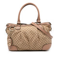 Gucci Diamante Canvas Sukey Satchel