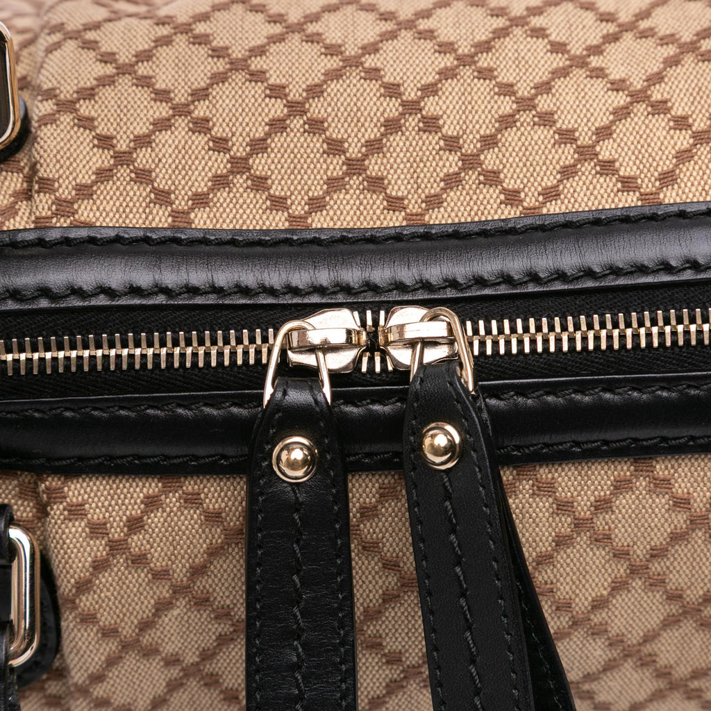 Gucci Diamante Canvas Sukey Satchel
