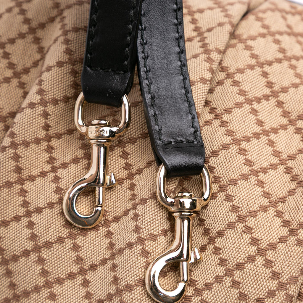 Gucci Diamante Canvas Sukey Satchel