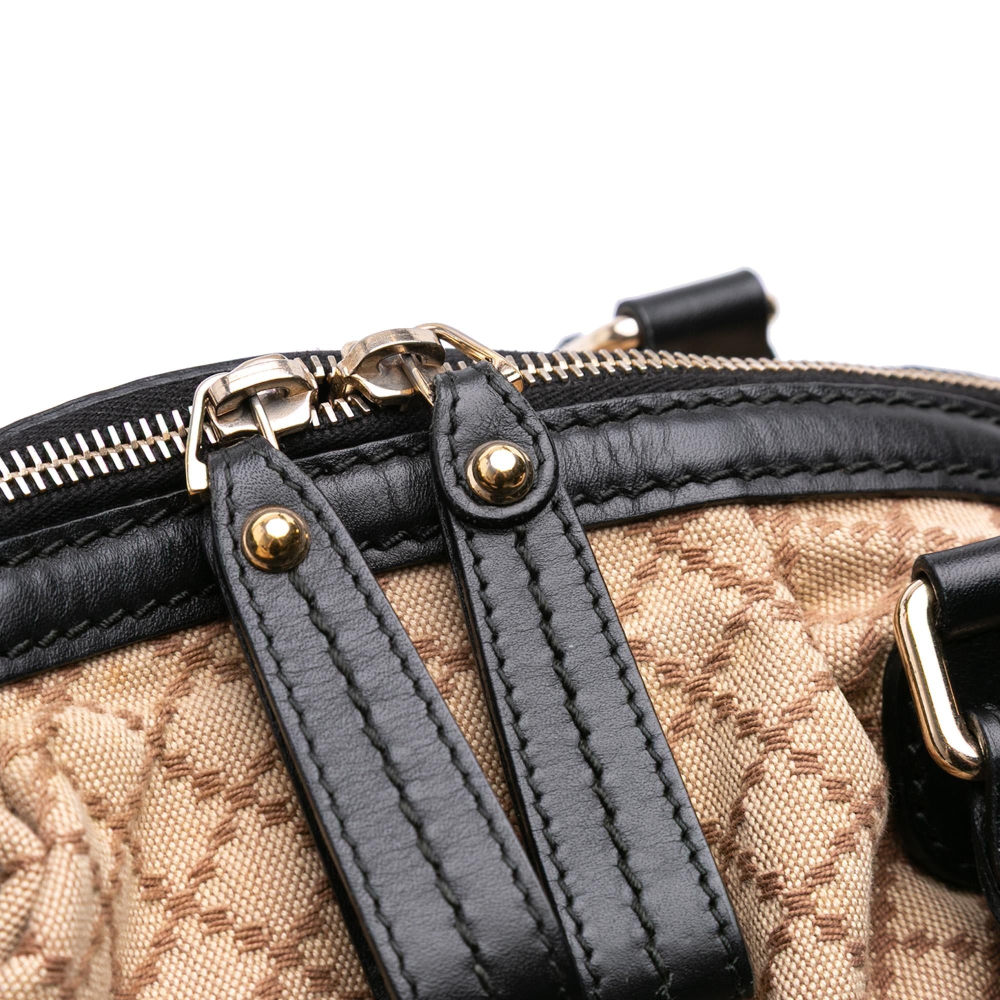Gucci Diamante Canvas Sukey Satchel