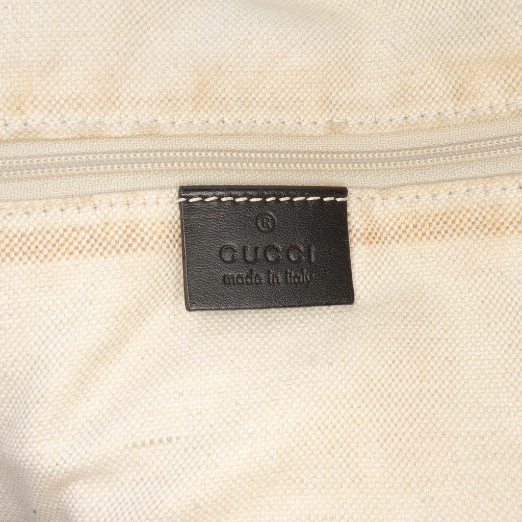 Gucci Diamante Canvas Sukey Satchel